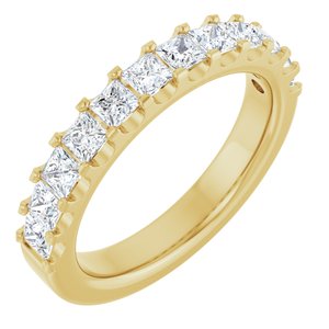 14K Yellow Gold 1 1/8 CTW Natural Diamond Anniversary Band
