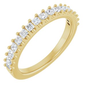 14K Yellow Gold 5/8 CTW Lab-Grown Diamond Anniversary Band