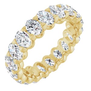 14K Yellow Gold 4 3/4 CTW Lab-Grown Diamond Eternity Band Size 8