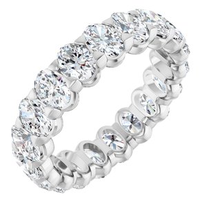 14K White Gold 4 3/4 CTW Lab-Grown Diamond Eternity Band Size 8