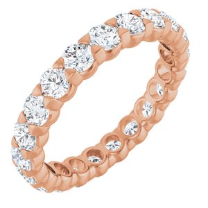 14K Rose Gold 1 5/8 CTW Lab-Grown Diamond Eternity Band Size 5