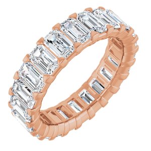 14K Rose Gold 6 3/4 CTW Lab-Grown Diamond Eternity Band Size 7.5