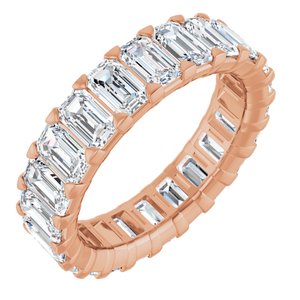 14K Rose Gold 6 3/4 CTW Lab-Grown Diamond Eternity Band Size 8