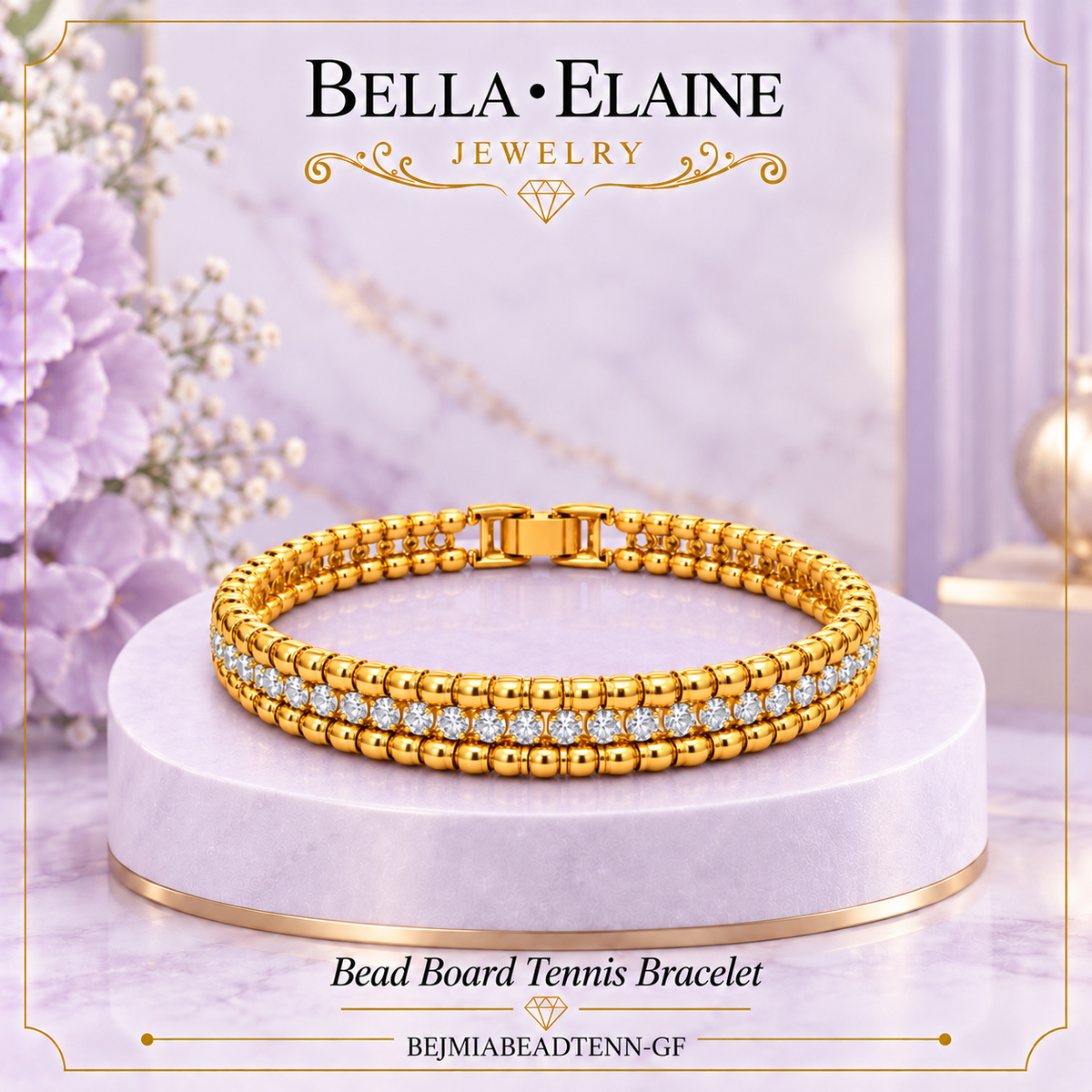 Bead Board Tennis Bracelet