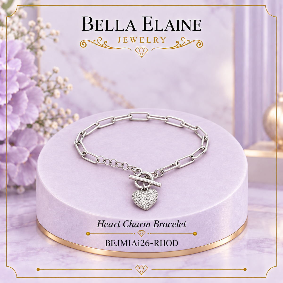 Heart Charm Bracelet
