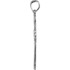 Platinum Cross Pendant