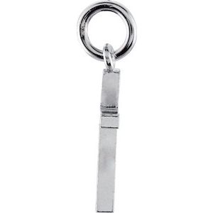 14K White Gold Posh MommyÂ® Cross Charm/Pendant