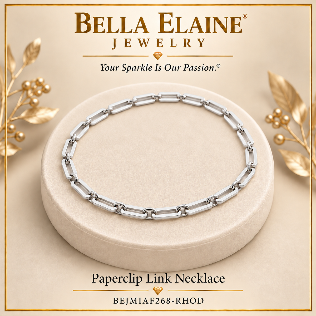 Paperclip Link Necklace