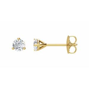14K Yellow Gold 1/5 CTW Natural Diamond Stud Earrings