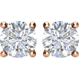 14K Rose Gold 1/3 CTW Natural Diamond Earrings