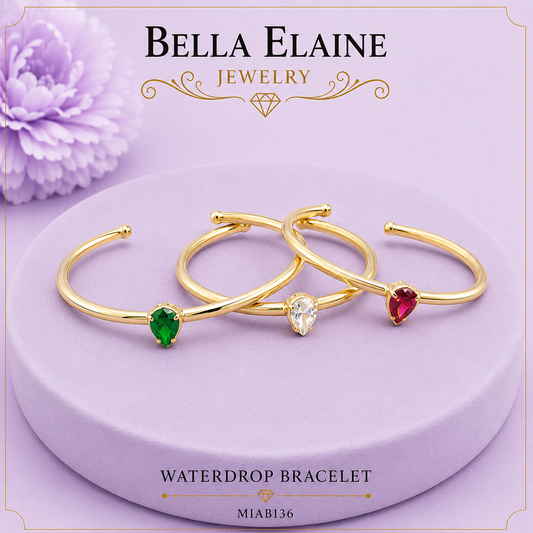 Waterdrop Cuff Bracelet