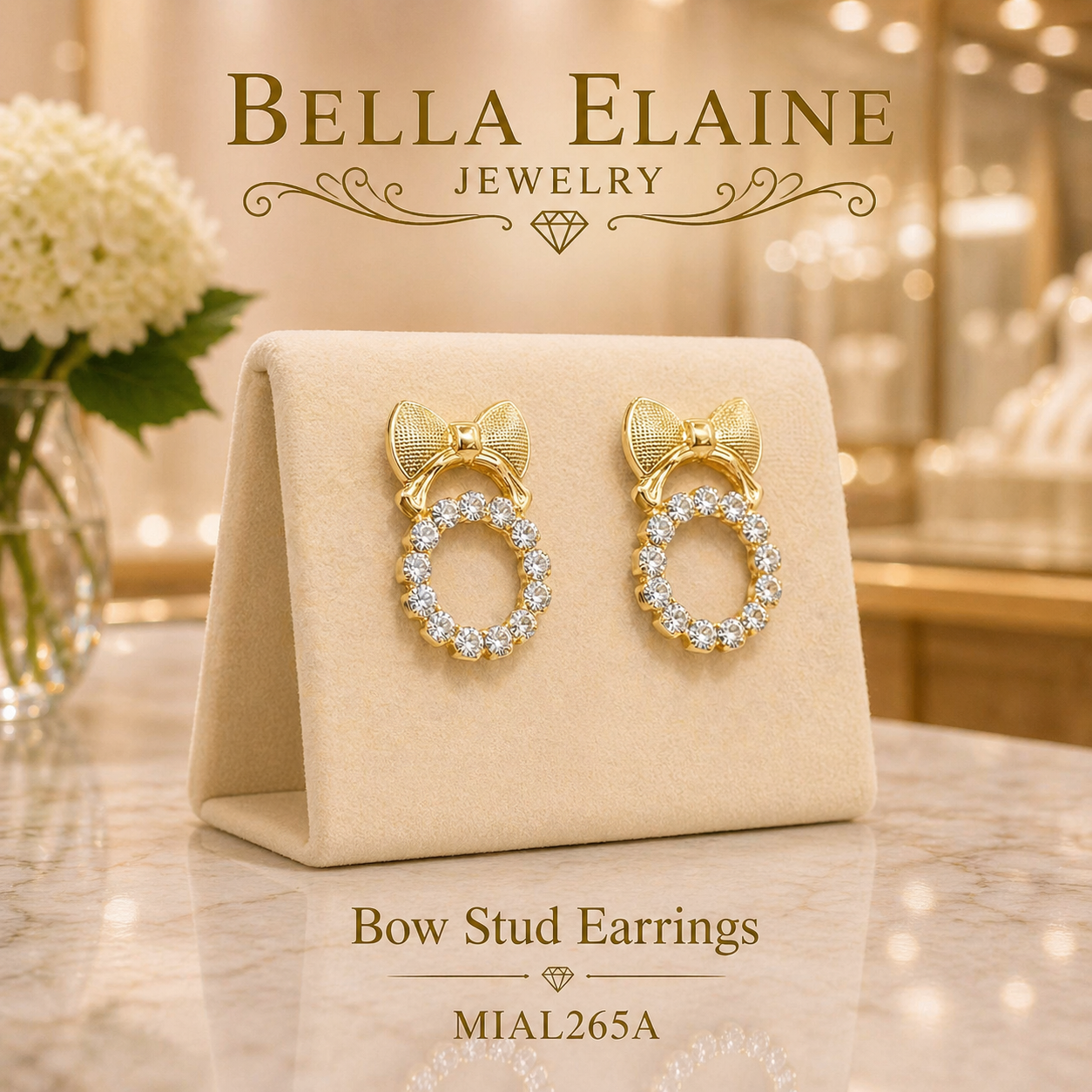 Bow Stud Earrings