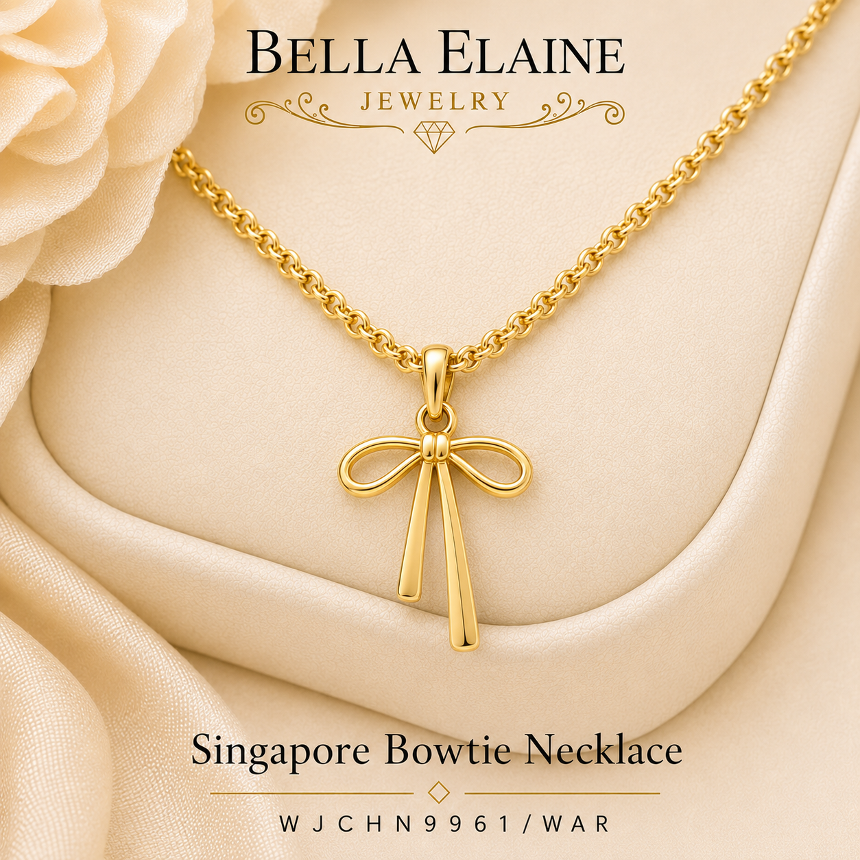 Singapore Bowtie Necklace
