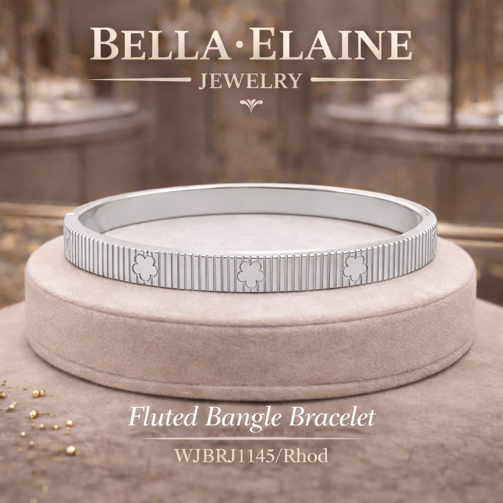 Fluted Bangle Bracelet