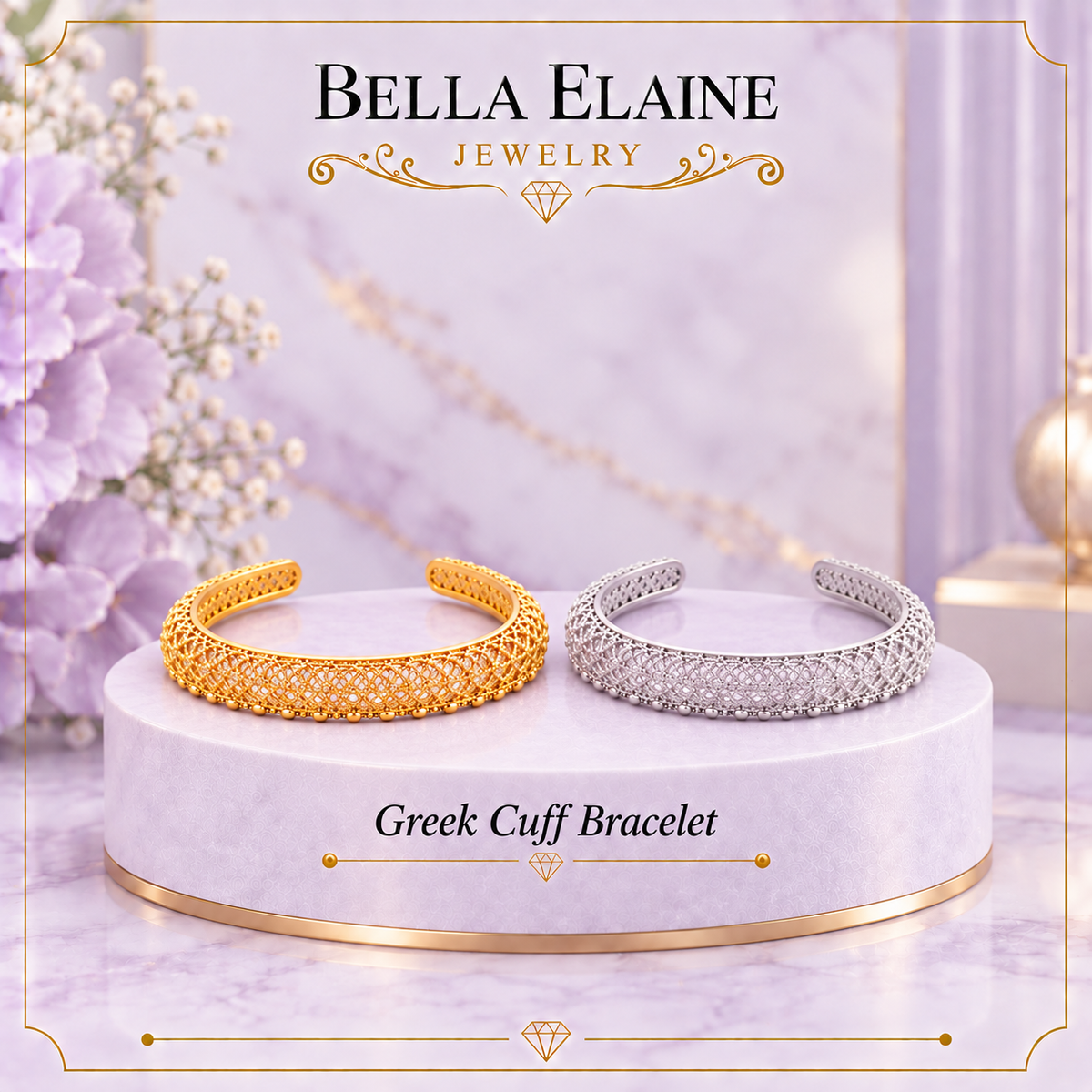 Greek Cuff Bracelet