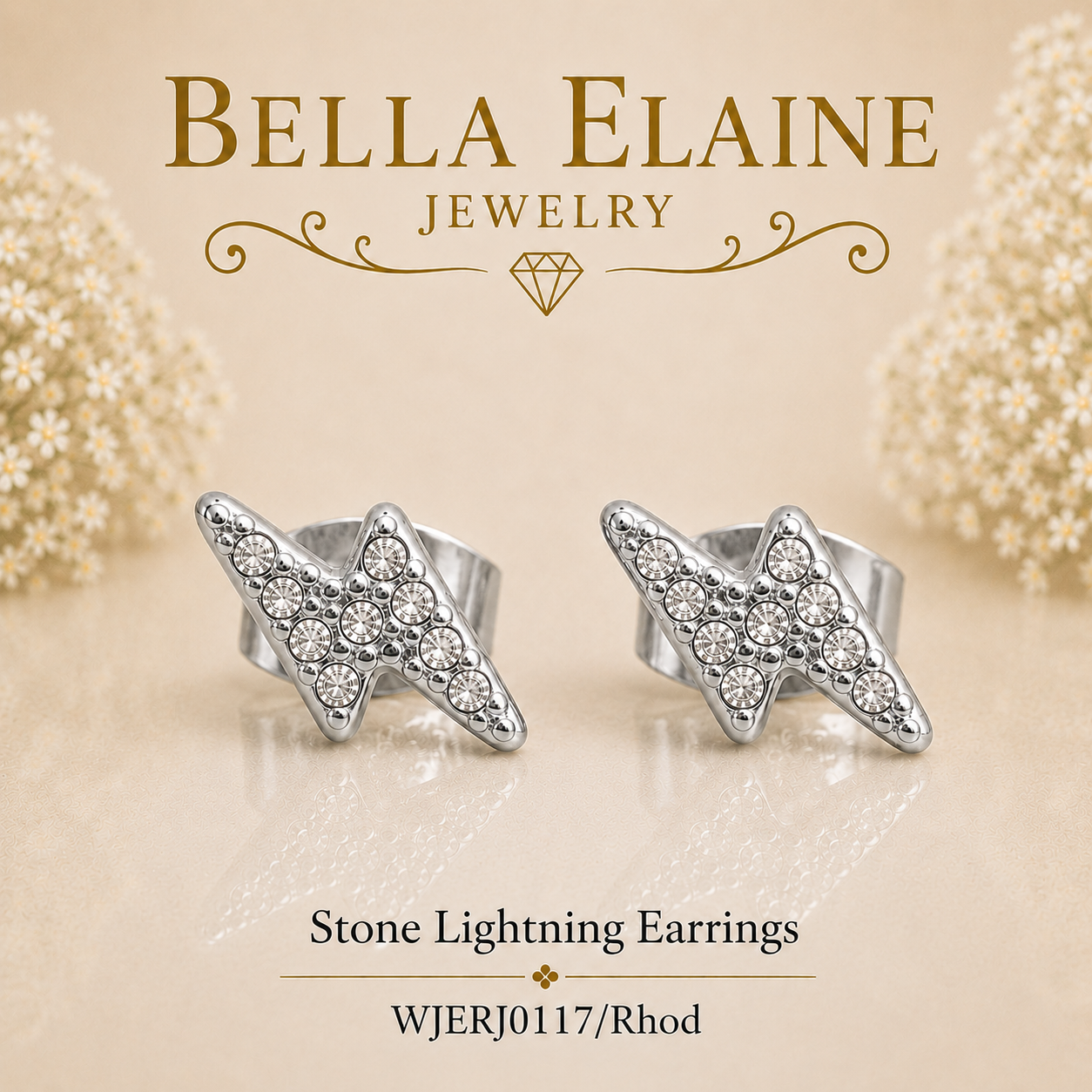 Stone Lightning Earrings