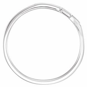 Sterling Silver The Rugged CrossÂ® Chastity Ring Size 8