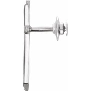 Sterling Silver Methodist Cross Lapel Pin