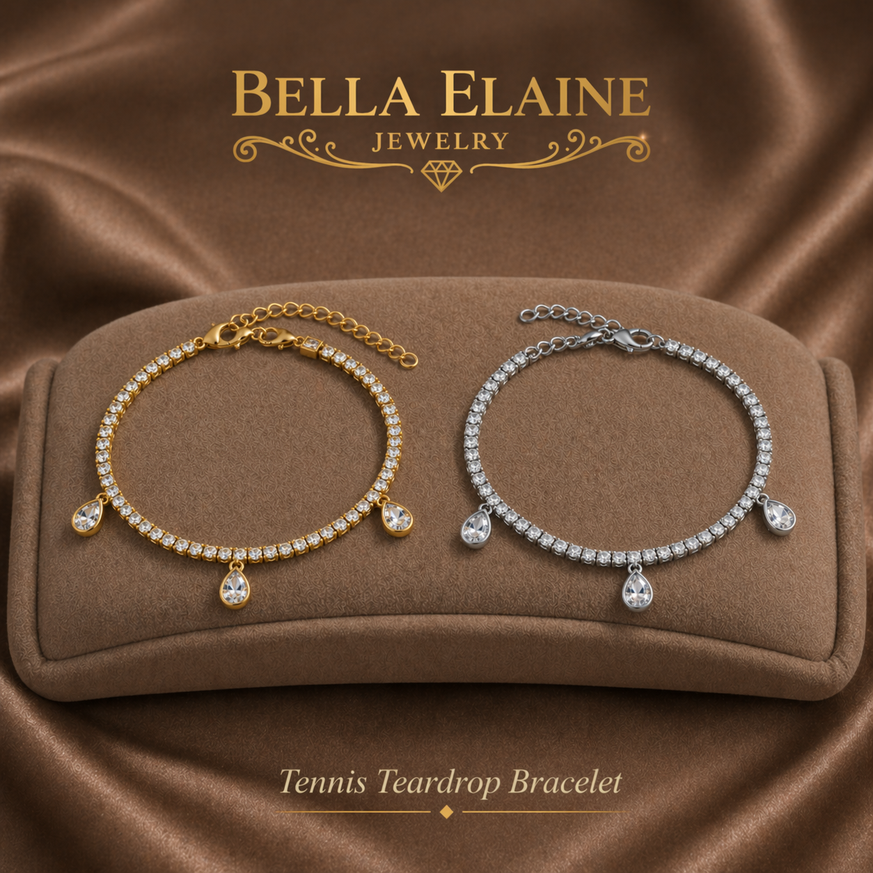 Tennis Teardrop Bracelet