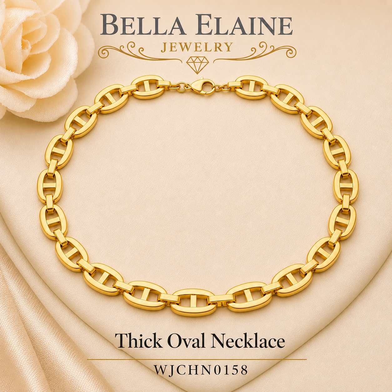 Thick Oval Necklace