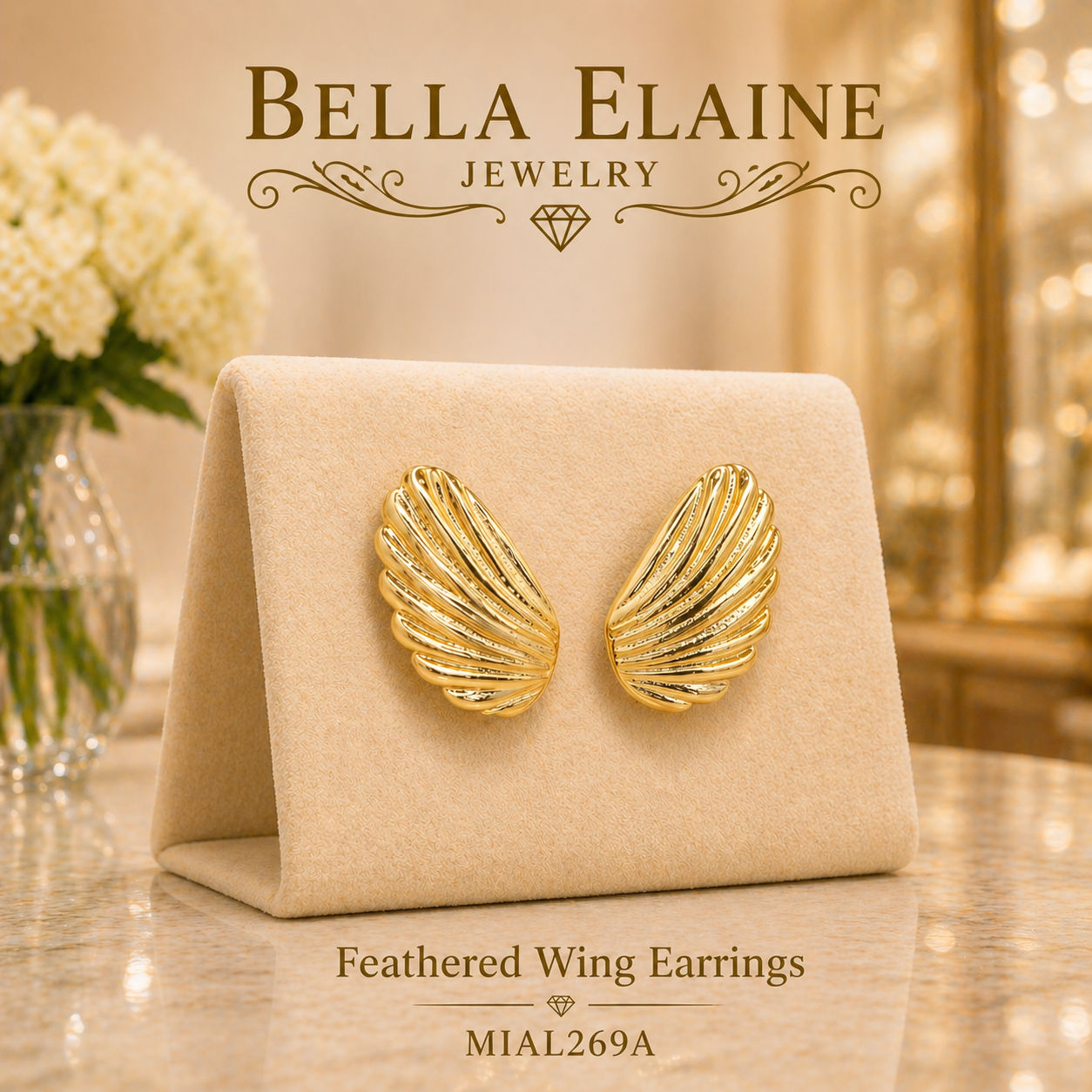 Feathered Wing Earrings
