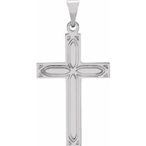 14K Yellow Gold Cross Pendant
