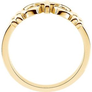 10K Yellow Gold Joined By Christâ„¢ Ring