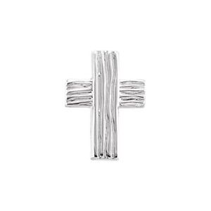 14K White Gold The Rugged CrossÂ® Lapel Pin