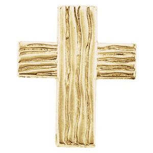 10K Yellow Gold The Rugged CrossÂ® Lapel Pin