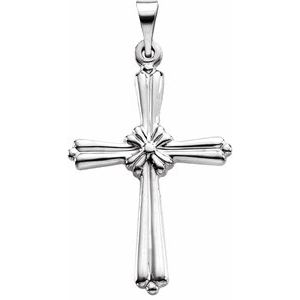 Platinum Cross Pendant