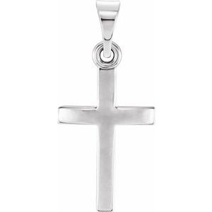 Platinum Cross Pendant