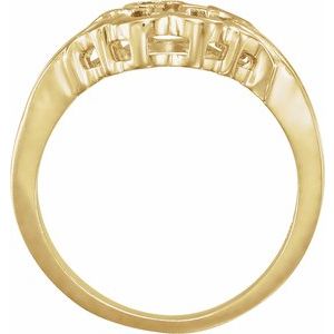 10K Yellow Gold Cross Chastity RingsÂ®