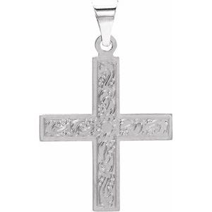 14K Yellow Gold Greek Cross Pendant