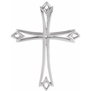 14K Yellow Gold Cross Pendant