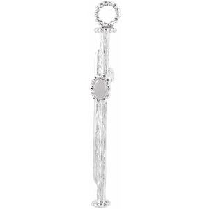 Platinum Cross Pendant