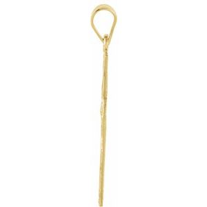 14K Yellow Gold 20.5x15 mm Cross Pendant