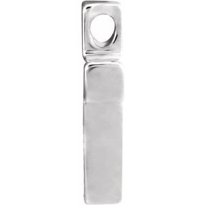 Platinum Petite Cross Slide Pendant
