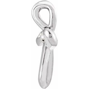 Platinum .015 CTW Natural Diamond Cross Pendant