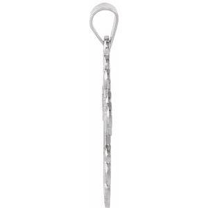 Sterling Silver St. Olga Orthodox Cross Pendant