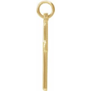 14K Yellow Gold Cross Pendant