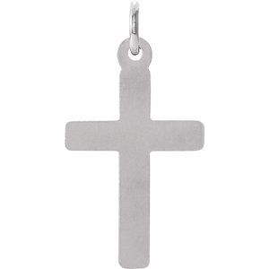 Platinum Cross Pendant