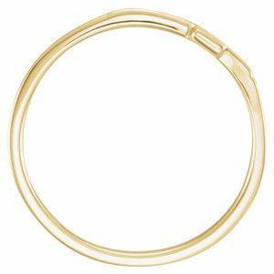 14K Yellow Gold The Rugged CrossÂ® Chastity Ring Size 11