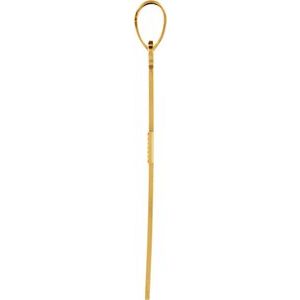 14K Yellow Gold Cross Pendant