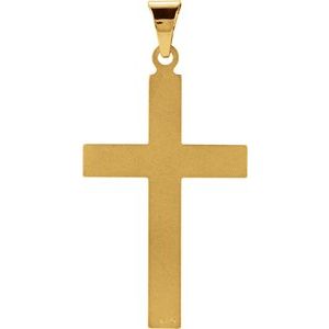 14K Yellow Gold Cross Pendant