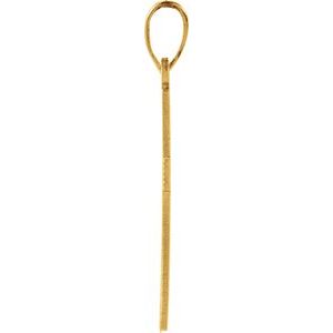 14K Yellow Gold Cross Pendant