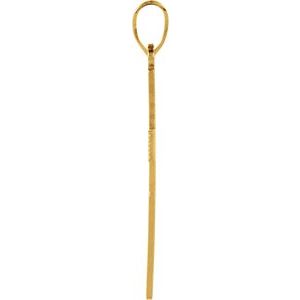 14K Yellow Gold Cross Pendant