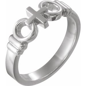 14K White Gold Joined By Christâ„¢ Ring