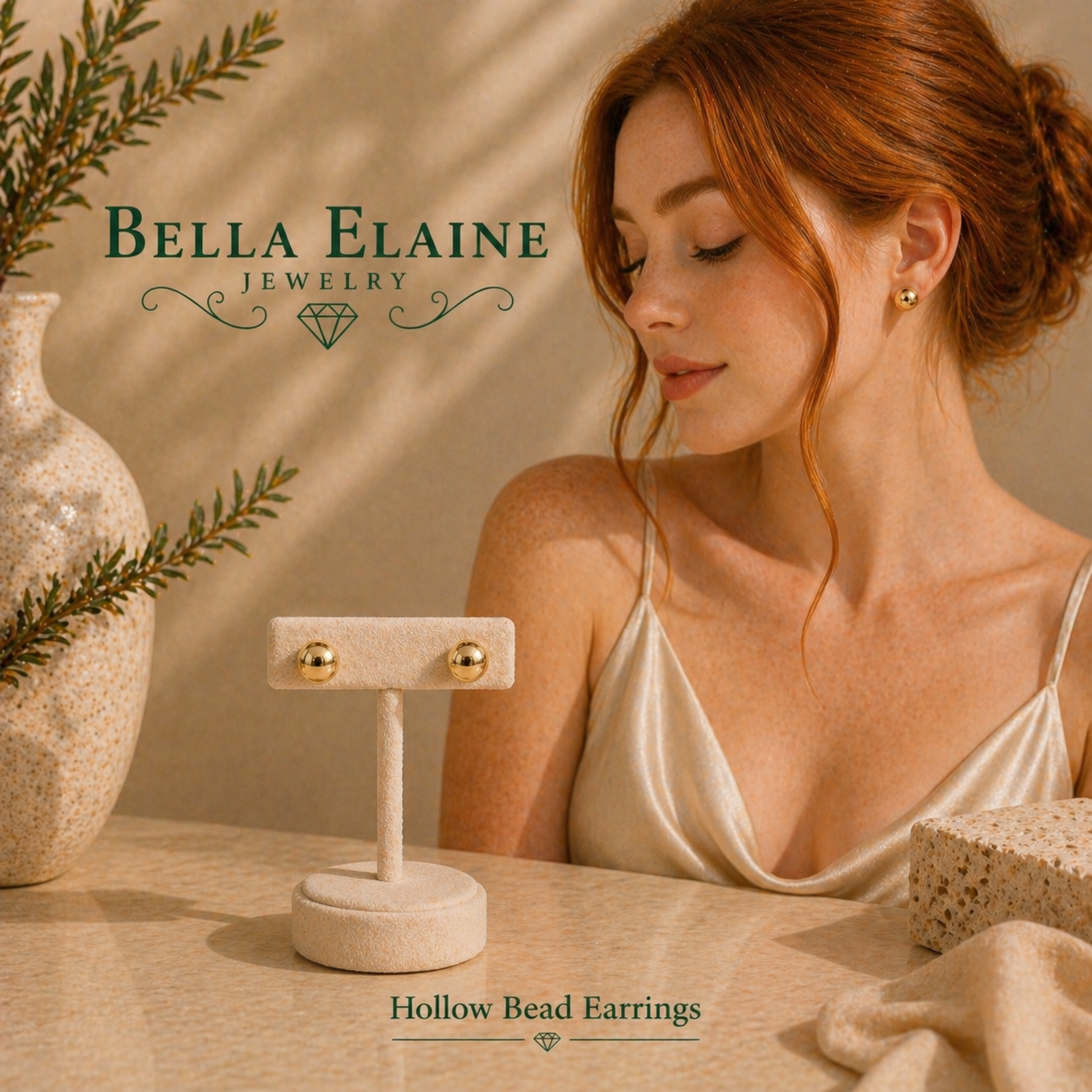 Hollow Bead Earrings