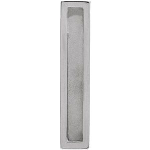 Sterling Silver Engravable Sculptural Bar Pendant