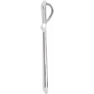 Sterling Silver Elongated Cross Pendant
